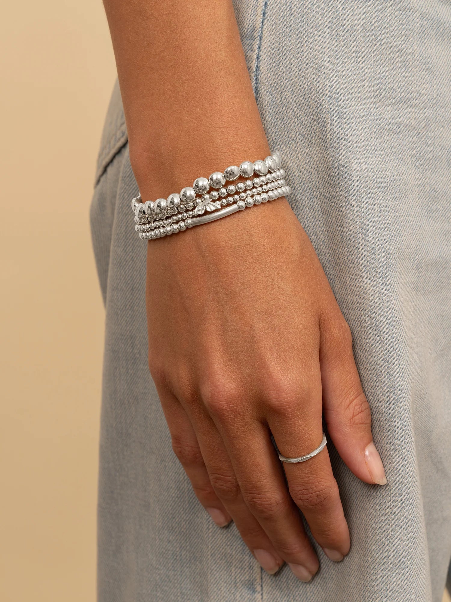 Sparkling Jewels Armband Butterfly SB-S-3MM-BF Zilverkleurig