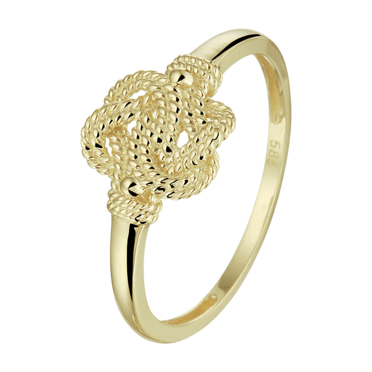 Ring surinaamse mattenklopper 14K geelgoud