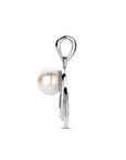Zilveren gerhodineerde hanger parel 15,5 mm - 1341914 - PansiteNederland.nl