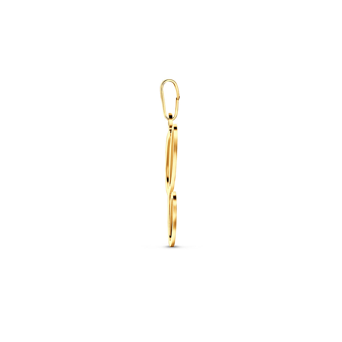Hanger sierletter C 24 mm 14K geelgoud #Letter_C