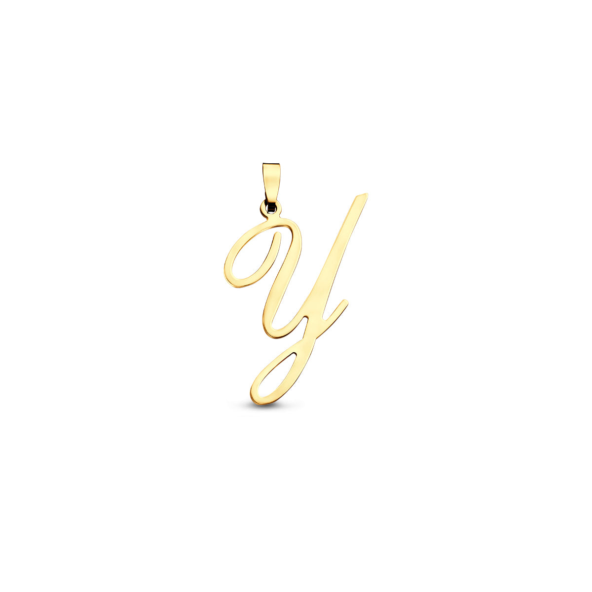 Hanger sierletter Y 22 mm 14K geelgoud #Letter_Y