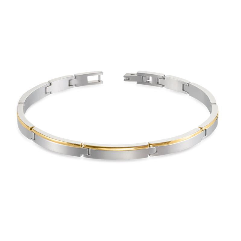 Boccia Titanium Armband 03025-02 Goudkleurig 200 mm