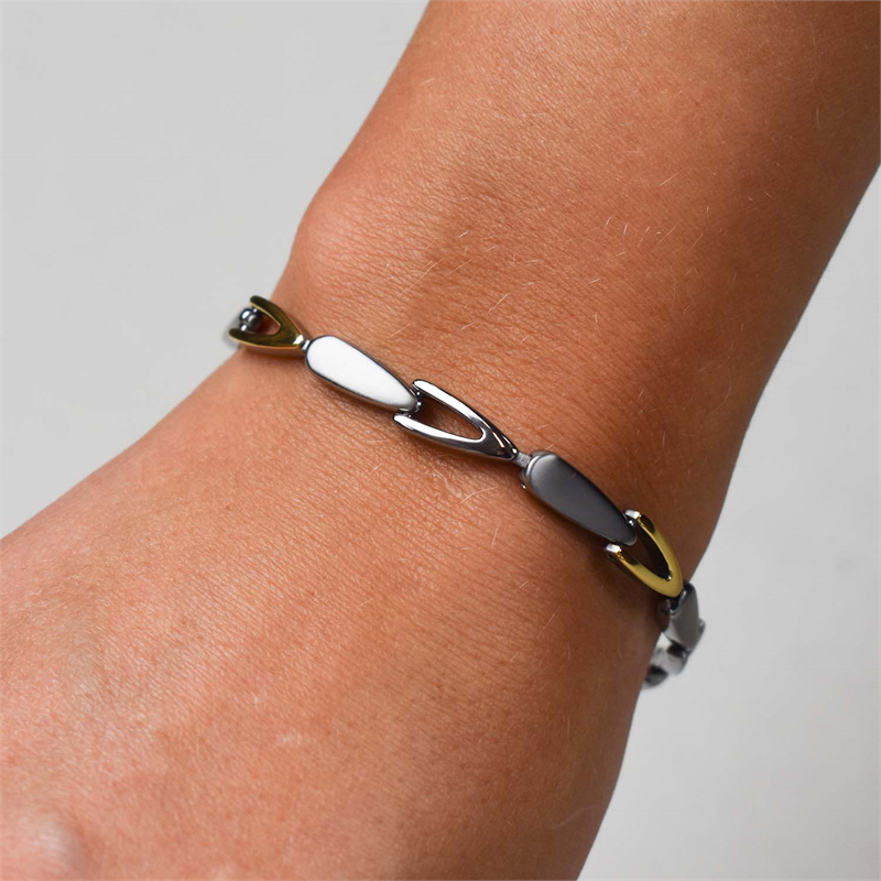 Boccia Titanium Armband 03033-02 Goudkleurig 200 mm