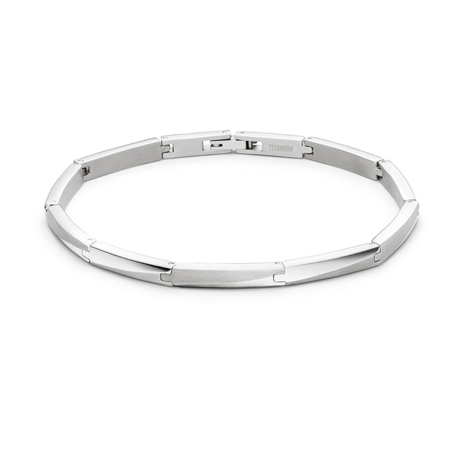 Boccia Titanium Armband 03059-01 Zilverkleurig 210 mm