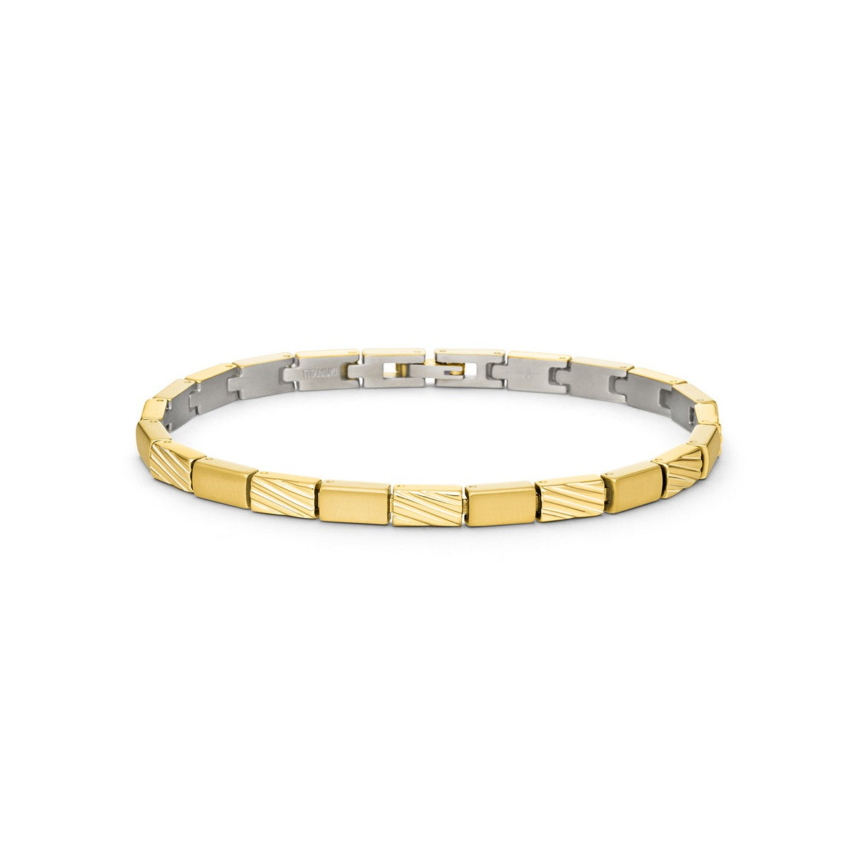 Boccia Titanium 03062-03 Armband Goldplated 21cm - PansiteNederland.nl