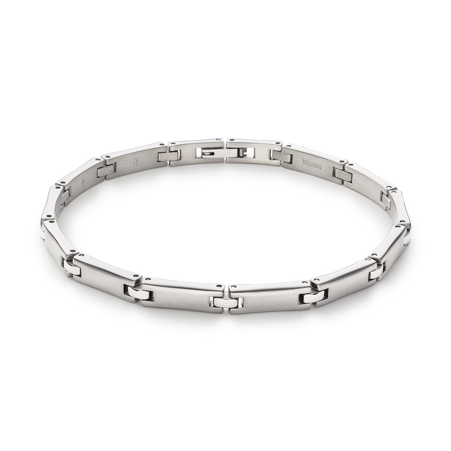 Boccia Titanium Armband 03067-01 Zilverkleurig 210 mm