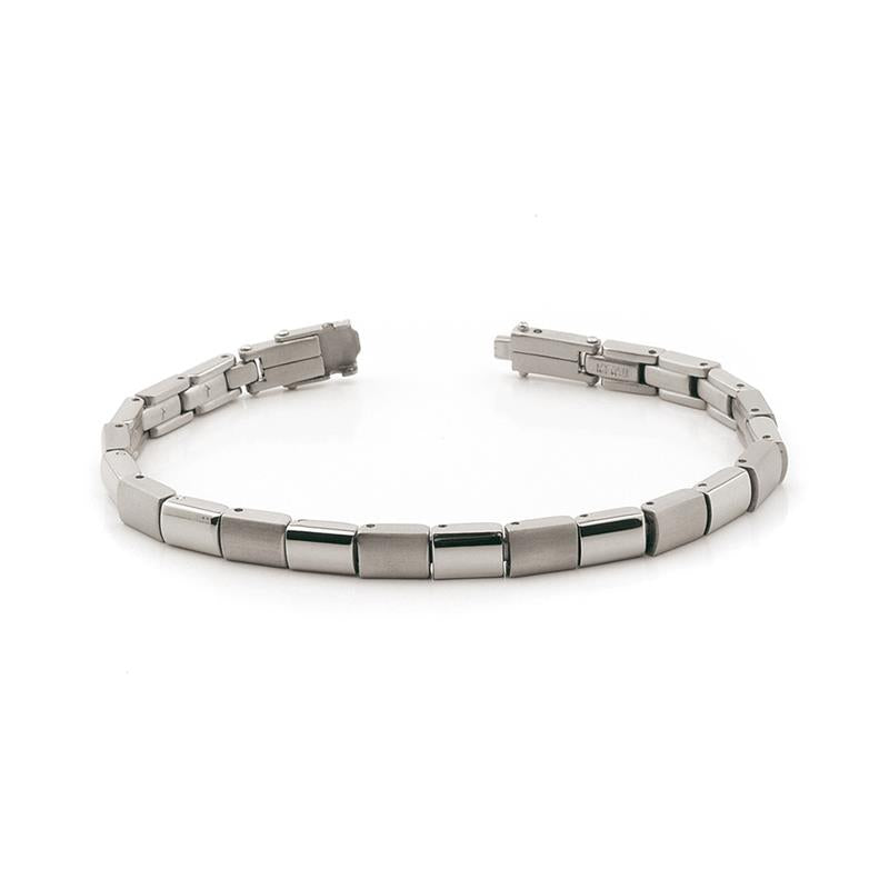 Boccia Titanium Armband 0313-01 Zilverkleurig 200 mm