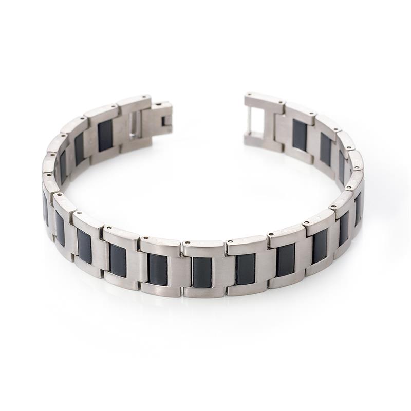 Boccia Titanium Armband 0334-01 Zilverkleurig 210 mm