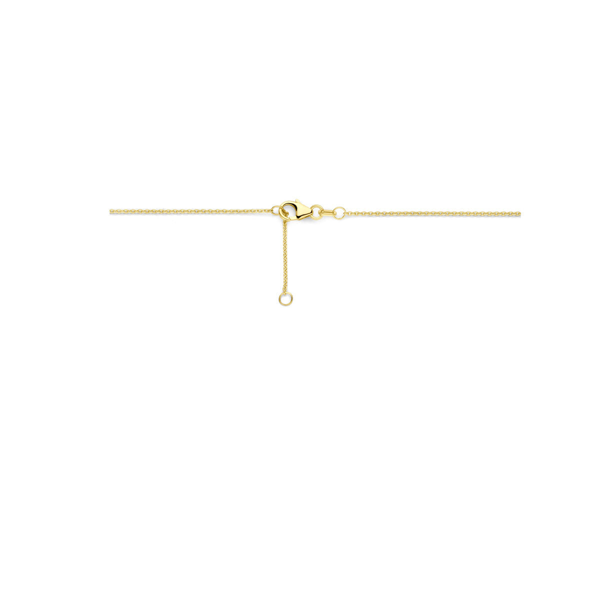 Fantasy Collection Collier diamant 0.27ct h si 43 - 45 cm 14K geelgoud