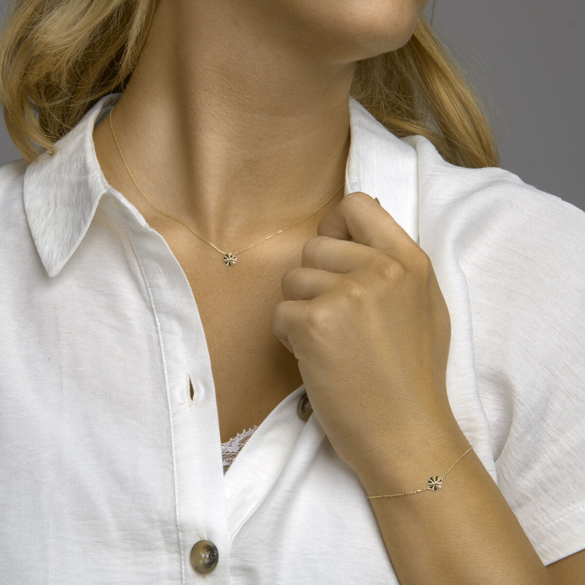 14K geelgoud collier rondje 40 - 42 - 44 cm 4024857 - PansiteNederland.nl