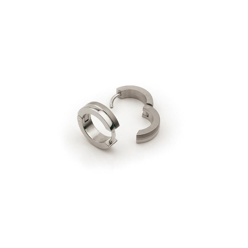 Boccia Titanium Oorbellen 0510-02 Zilverkleurig 13 mm