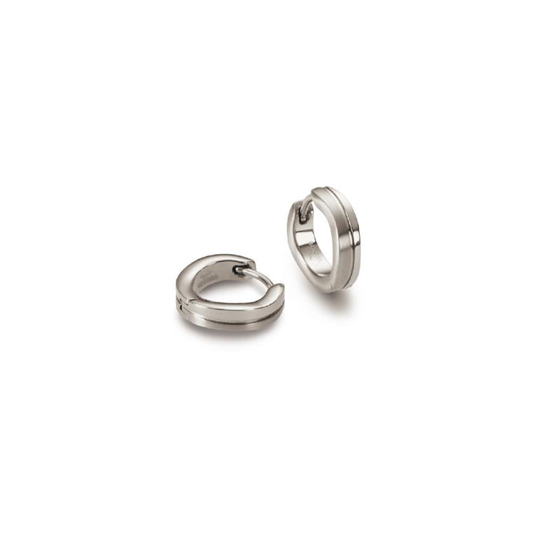 Boccia Titanium Oorbellen 0563-01 Zilverkleurig 13 mm