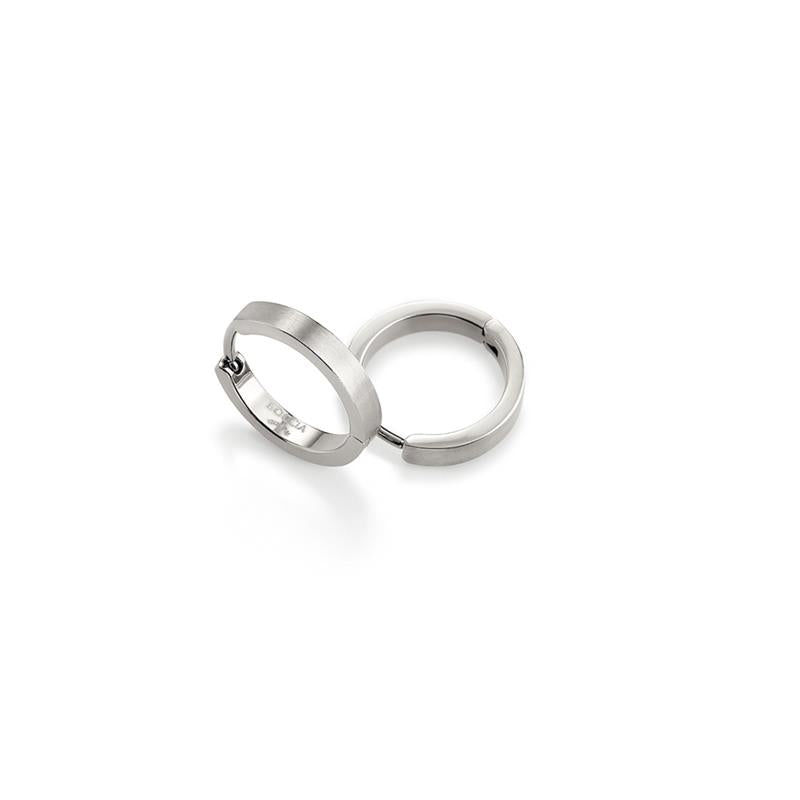 Boccia Titanium Oorbellen 0577-01 Zilverkleurig 14.5 mm