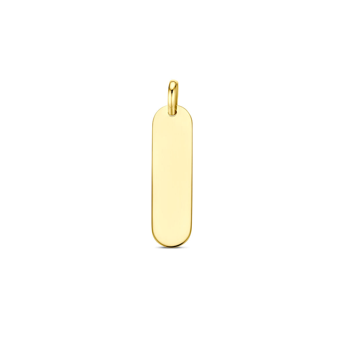 14K geelgouden graveerhanger 29 mm - 4034350 - PansiteNederland.nl