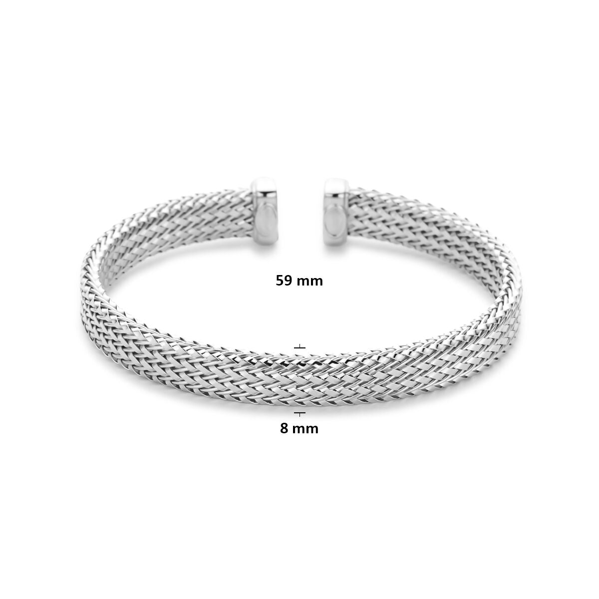 Fantasy Collection Gerhodineerd Zilveren Armband 1342351