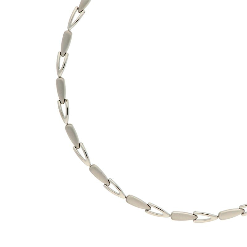 Boccia Titanium Ketting 08039-01 Zilverkleurig 450 mm