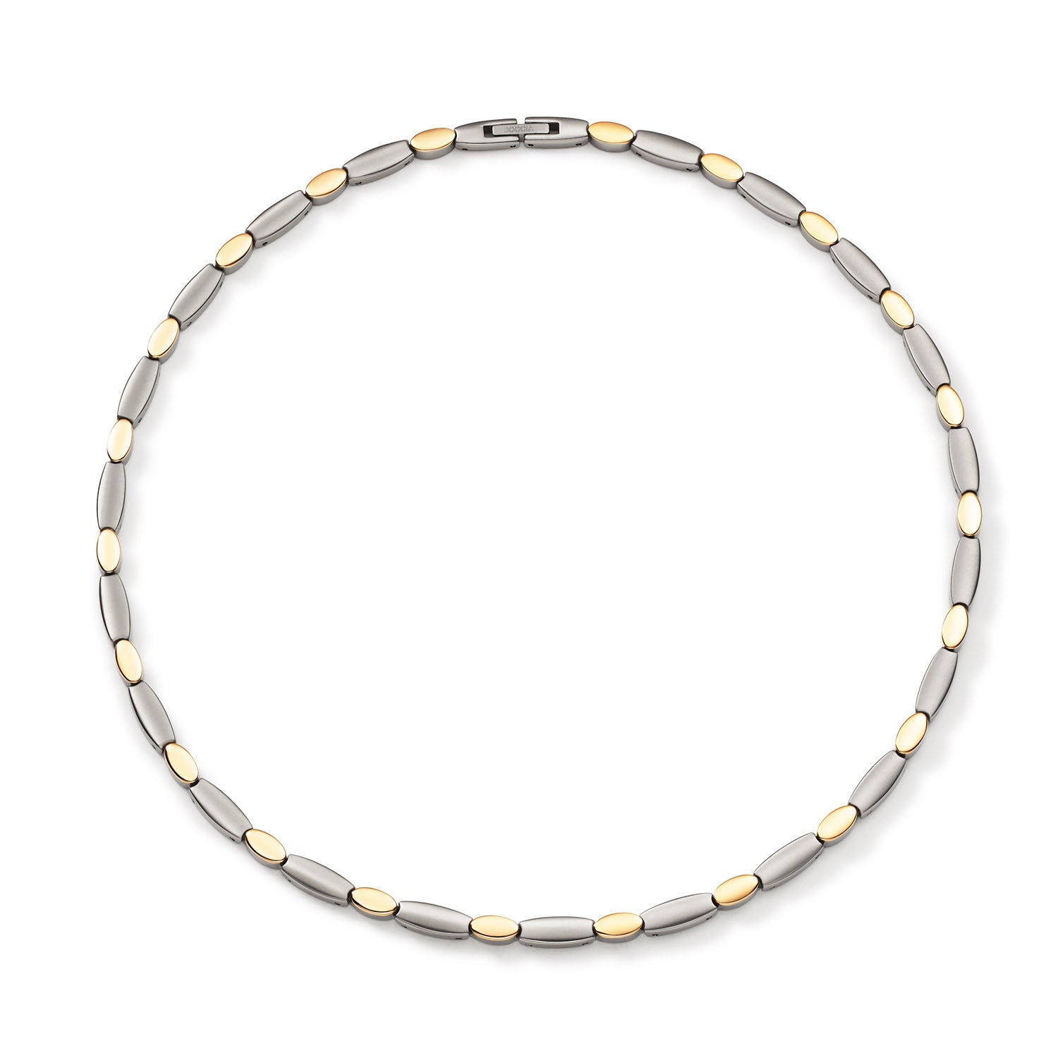 Boccia Titanium Ketting 08090-02 Bicolor (geel/wit) 500 mm