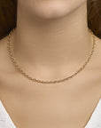 14K geelgoud collier anker 3,1 mm 43 cm 4018740