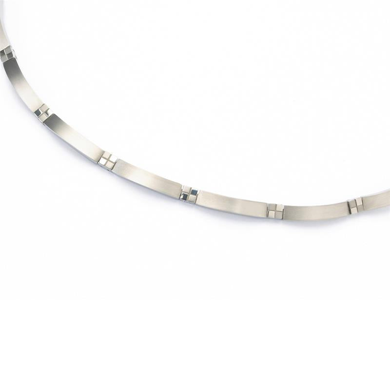 Boccia Titanium Ketting 0831-01 Zilverkleurig 450 mm