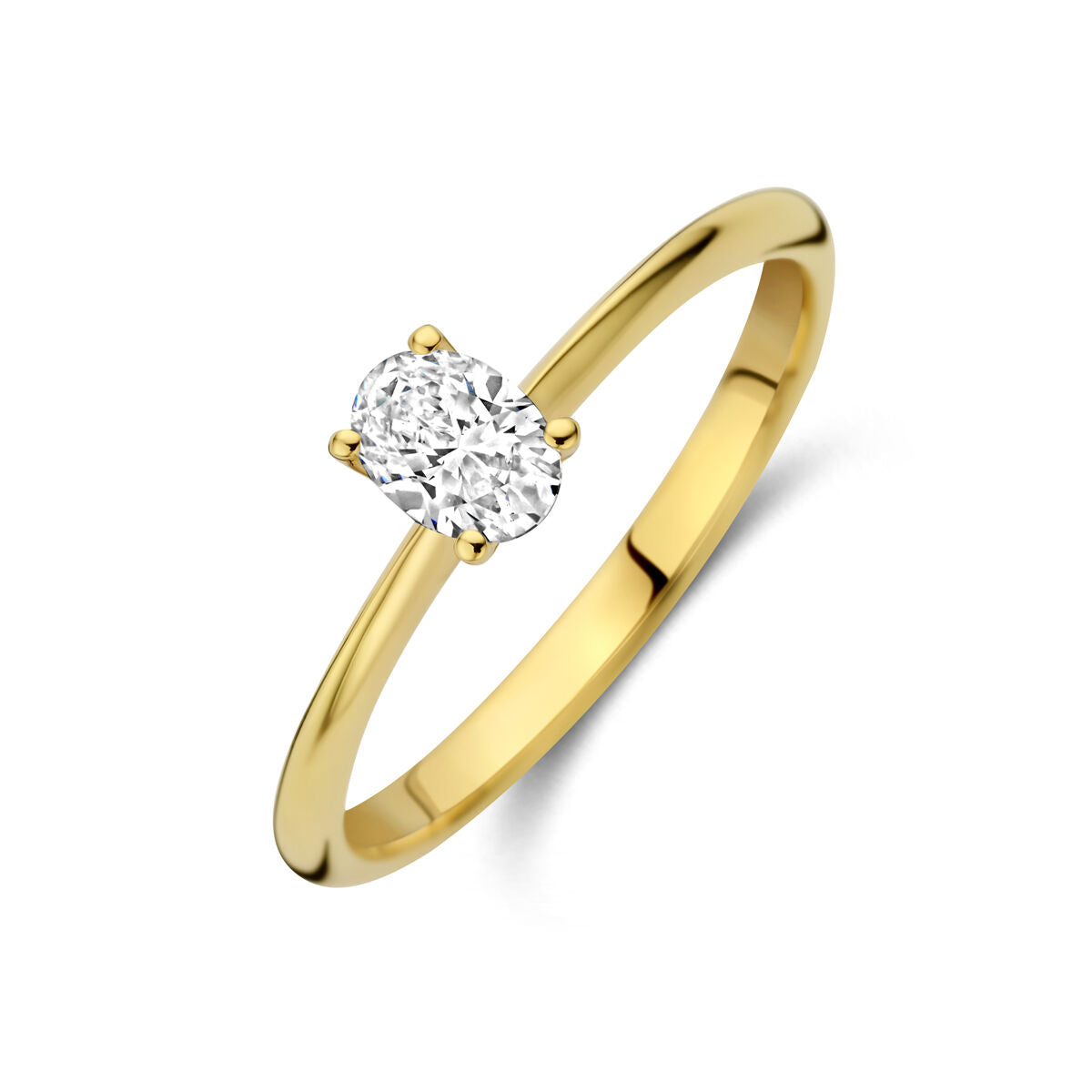 Fantasy Collection Ring lab grown diamant 0.30ct f vs 14K geelgoud