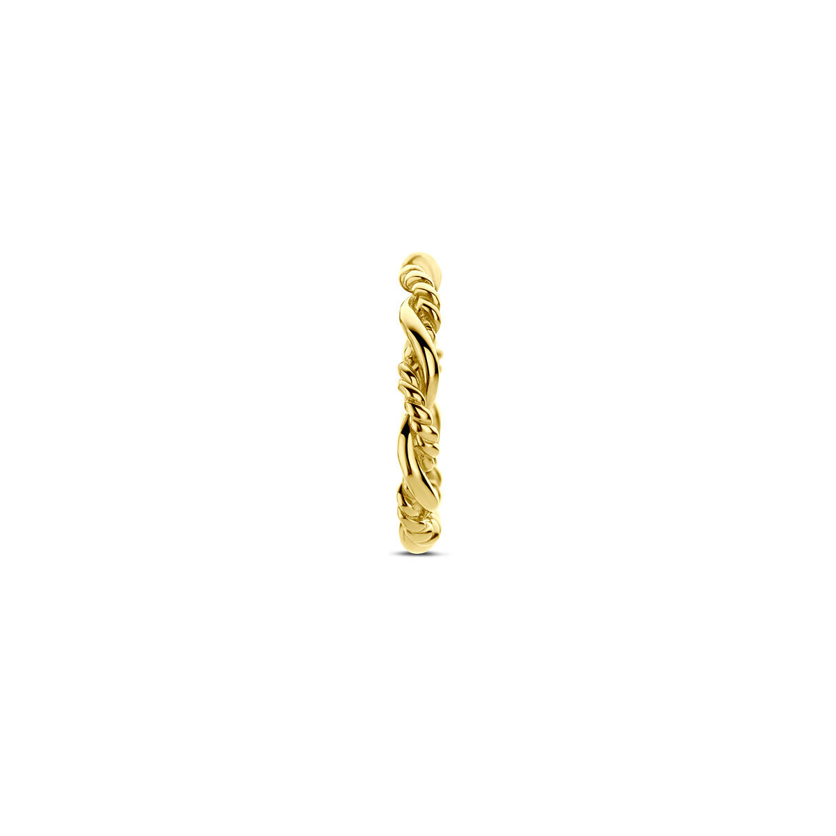 14K geelgouden hanger rondje gedraaid 14,5 mm - 4034345 - PansiteNederland.nl