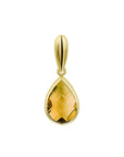 14K geelgoud hanger citrien 4027099 - PansiteNederland.nl