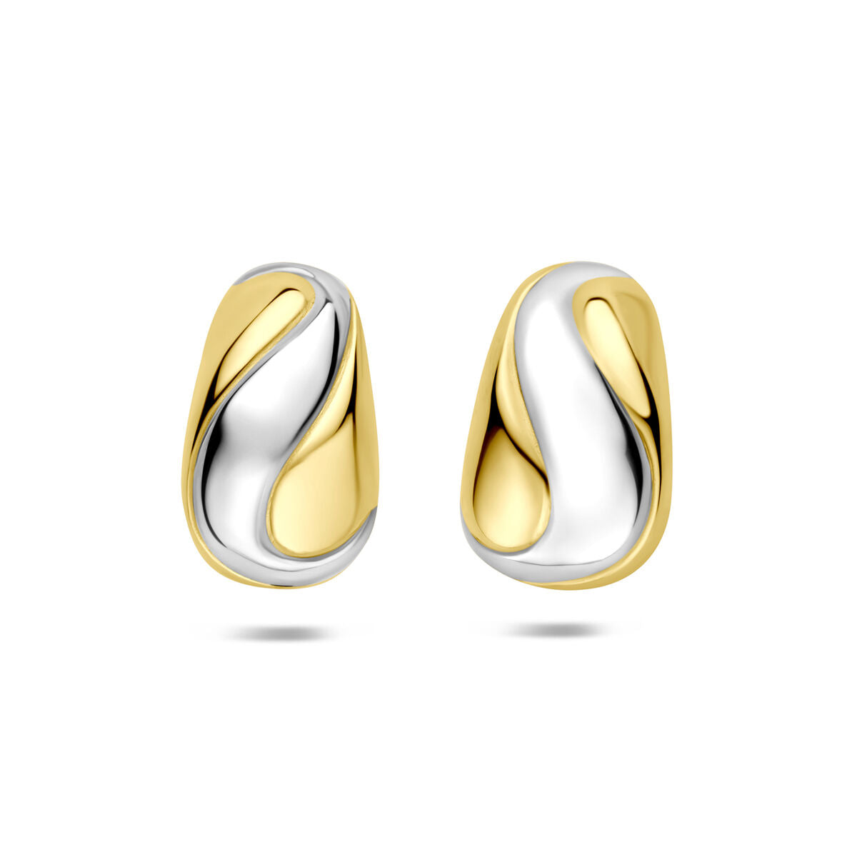 Stekeroorringen 21,5 mm 1 micron zilver verguld