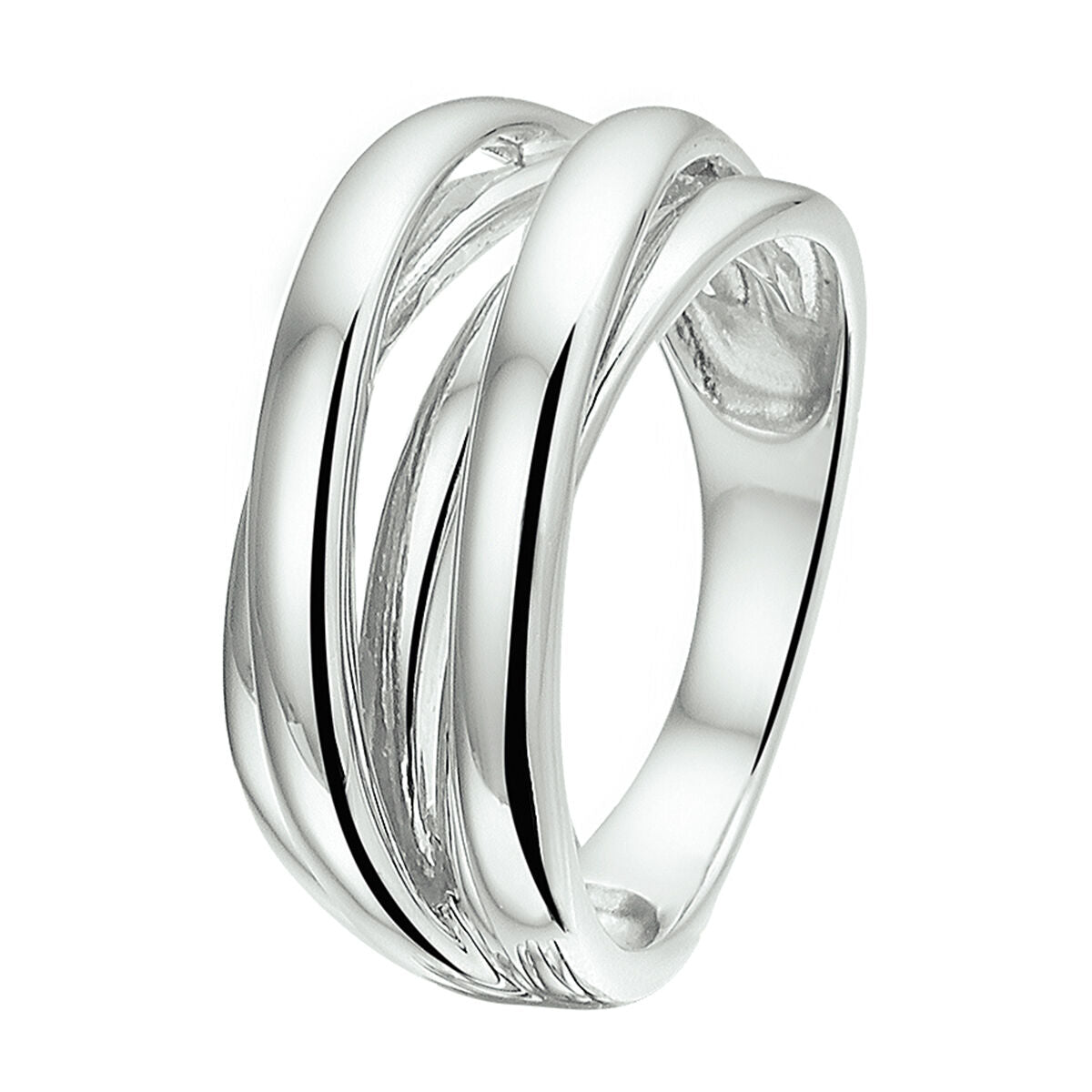 Ring zilver gerhodineerd