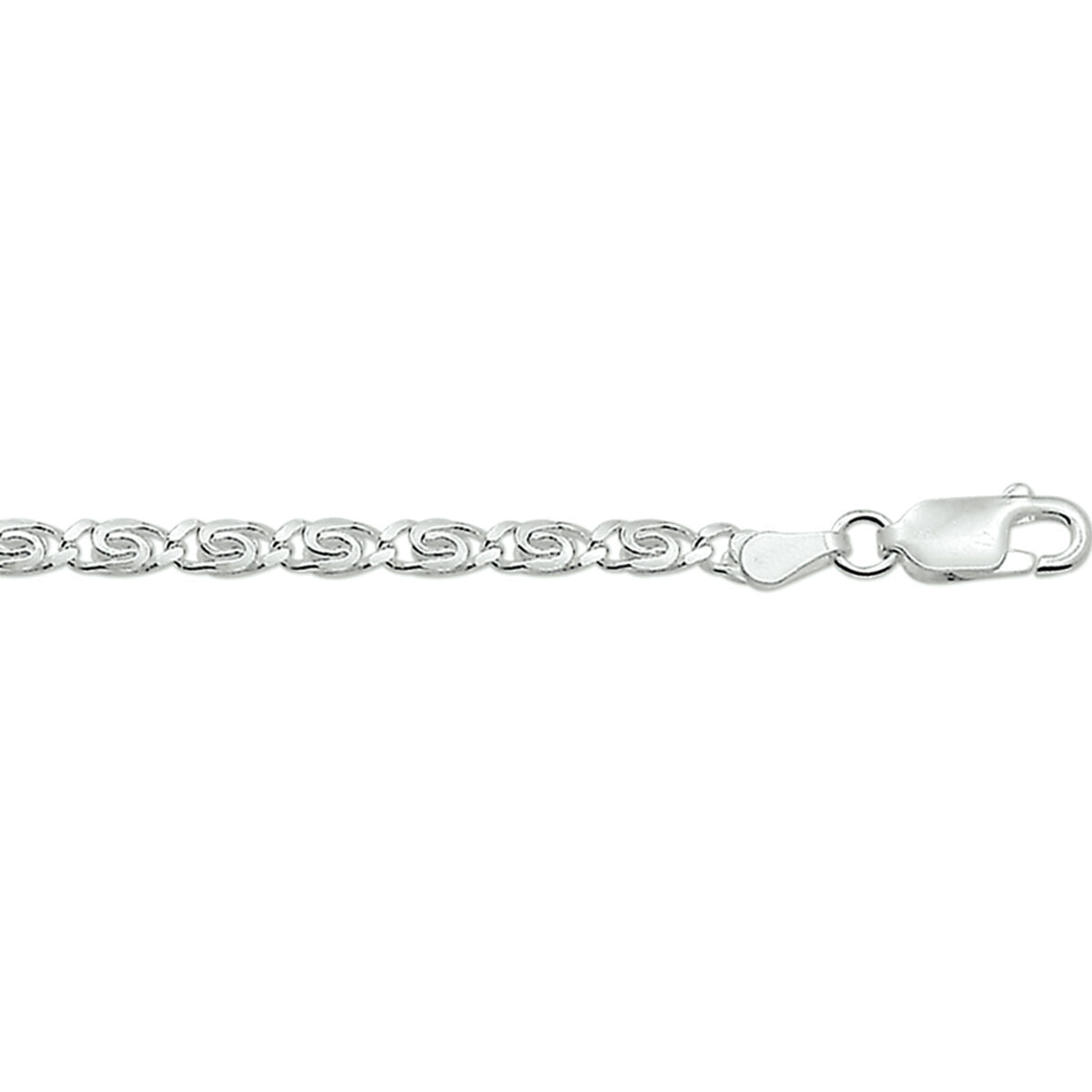 Fantasy Collection Gerhodineerd Zilveren Armband 1329746