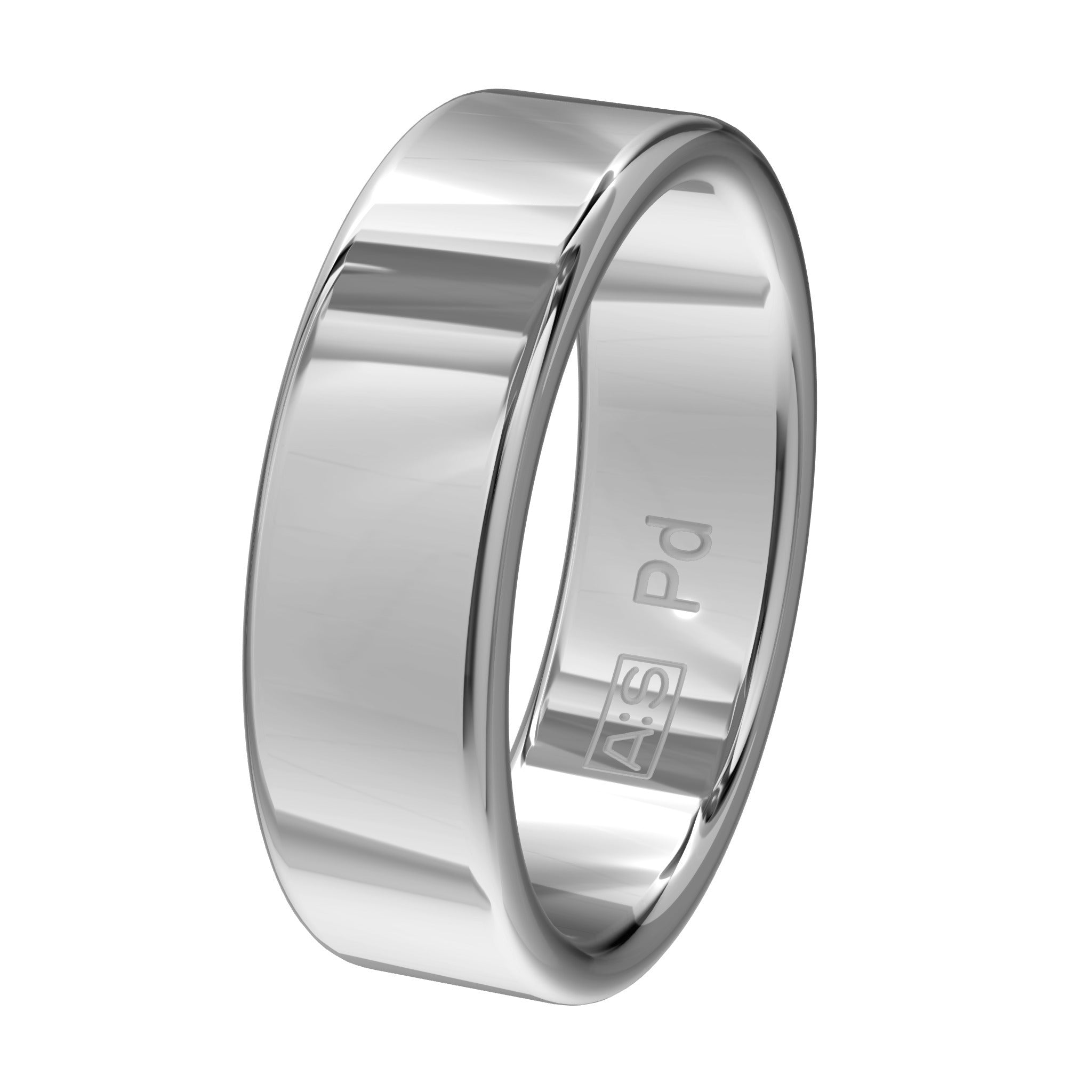 Aller Spanninga Trouwring 102 Palladium 585