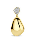 14K geelgouden hanger diamant 0.20ct h si 34 mm - 4034499 - PansiteNederland.nl
