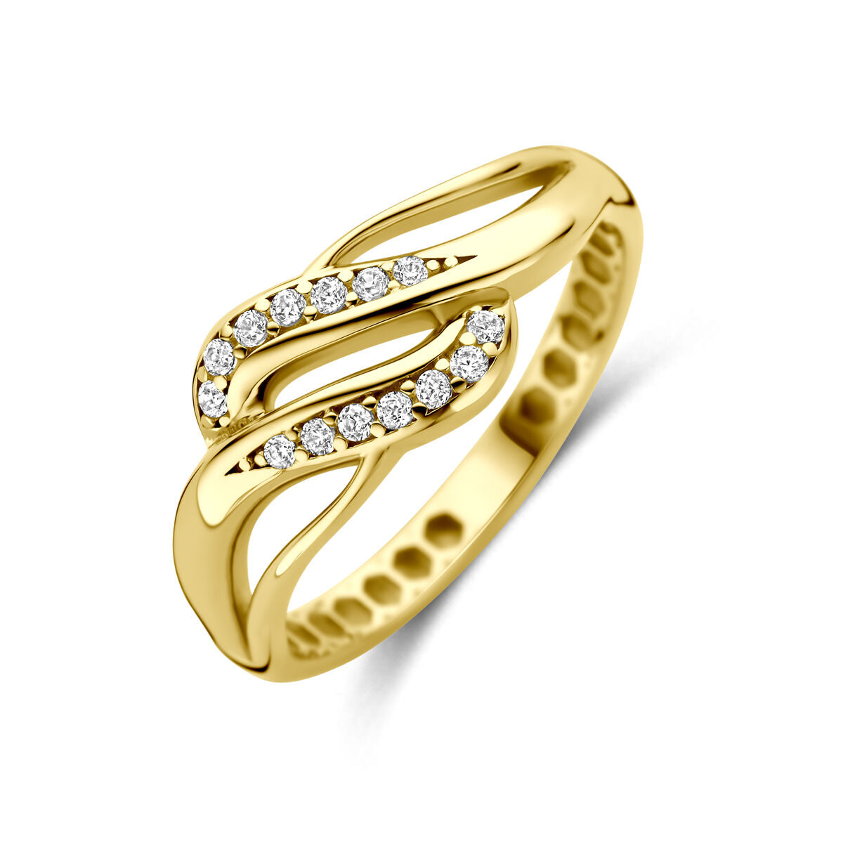 Fantasy Collection Ring zirkonia 14K geelgoud