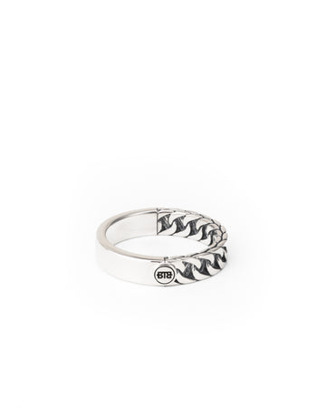 Buddha to Buddha ring 338 Esther Small Dual Ring Zilver
