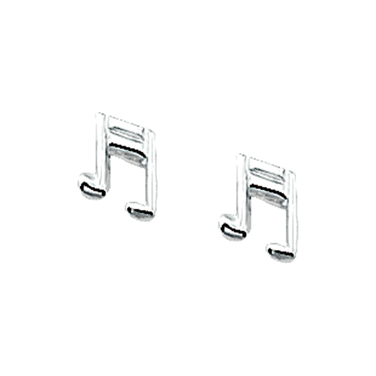 Zilver Oorknoppen Muzieknoot 1000638 - PansiteNederland.nl