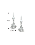 Zilver Oorhangers Paardenhoofd Brisur Haak 1001178 - PansiteNederland.nl