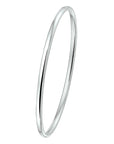 Zilver Wit Bangle Dop Ovale Buis 3 X 60 Mm 1001342