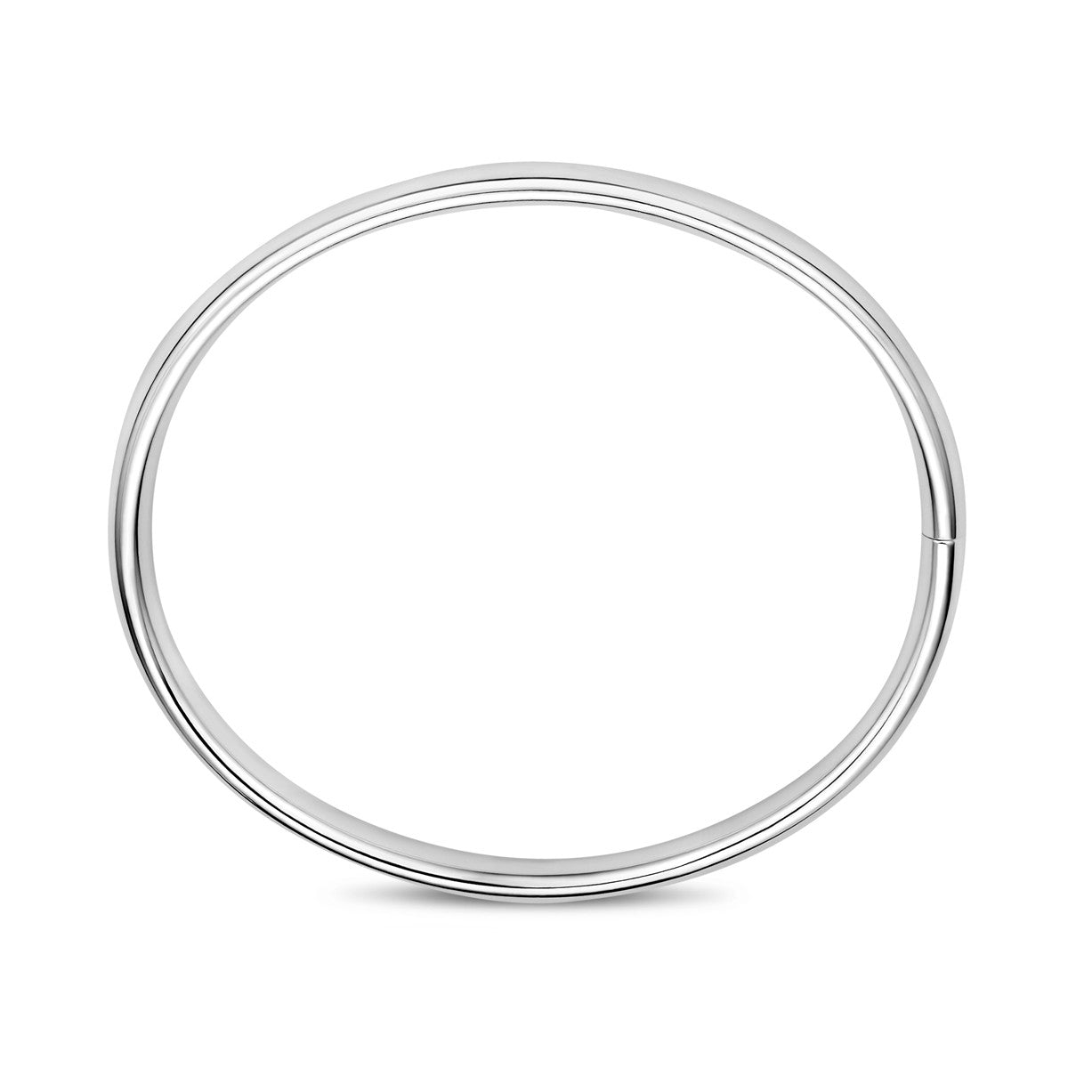 Bangle dop ovale buis 8 x 60 mm zilver