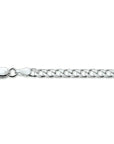 gourmette 6-zijdes geslepen 3,0 mm zilver wit - PansiteNederland.nl