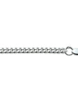Zilver Wit Gourmette 6-Zijdes Geslepen 3,5 mm 1001788