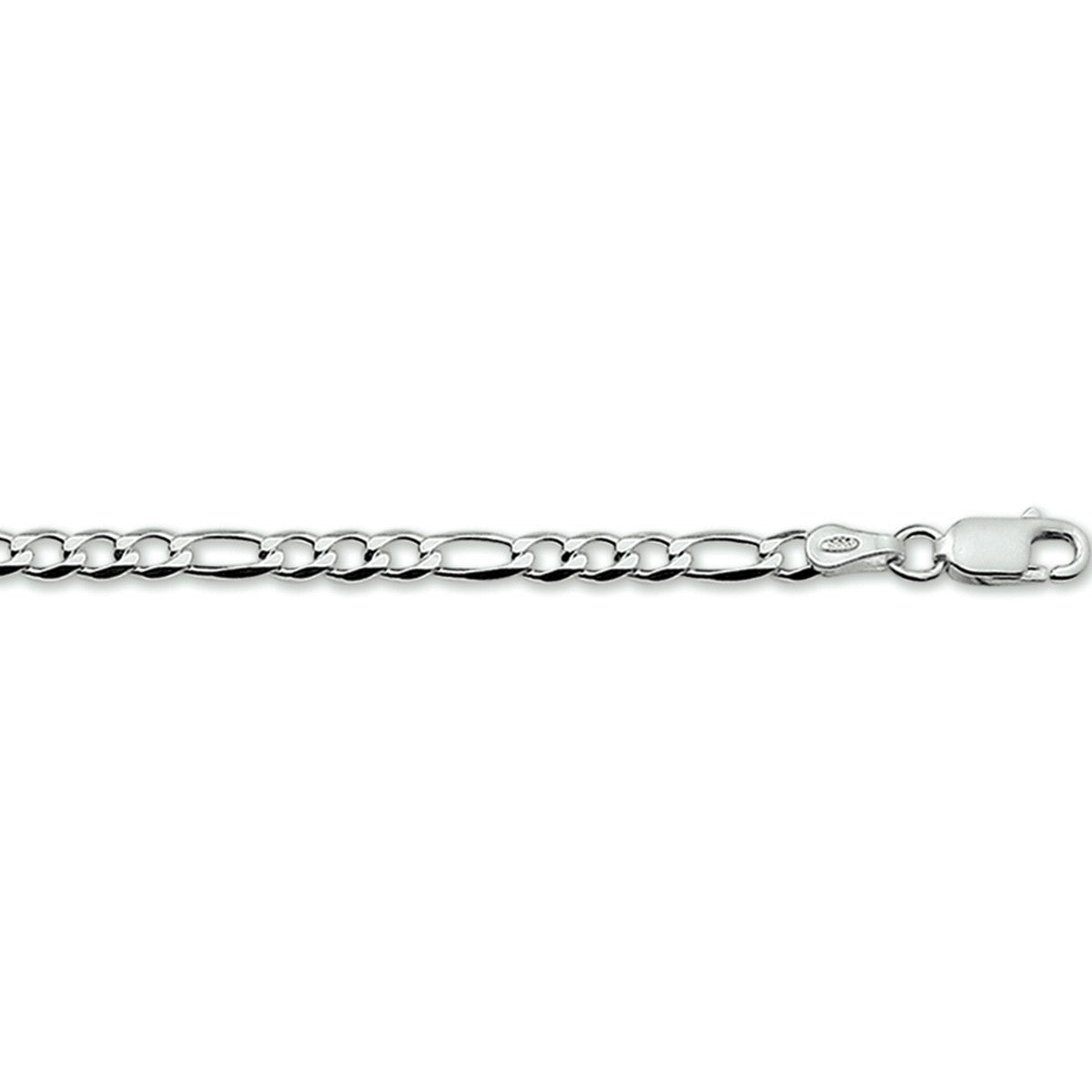 Zilver Wit Figaro 3,3 mm 1001928 - PansiteNederland.nl