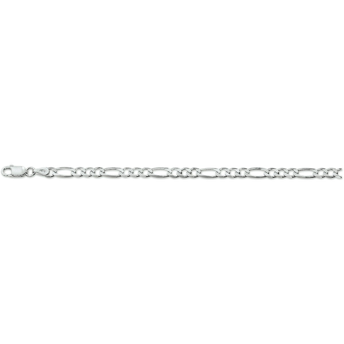 Zilver Wit Figaro 4,0 mm 1001934 - PansiteNederland.nl