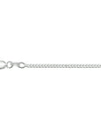 Zilver Wit Collier Gourmette 4-Zijdes Geslepen 2,1mm 1001994 - PansiteNederland.nl