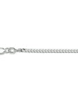 Zilveren collier gourmette 4-zijdes geslepen 2,4 mm 1002000 - PansiteNederland.nl