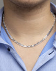 Zilver Wit Konings Plat 6,5 mm 1002071 - PansiteNederland.nl