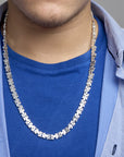 konings plat 8,5 mm zilver wit - PansiteNederland.nl