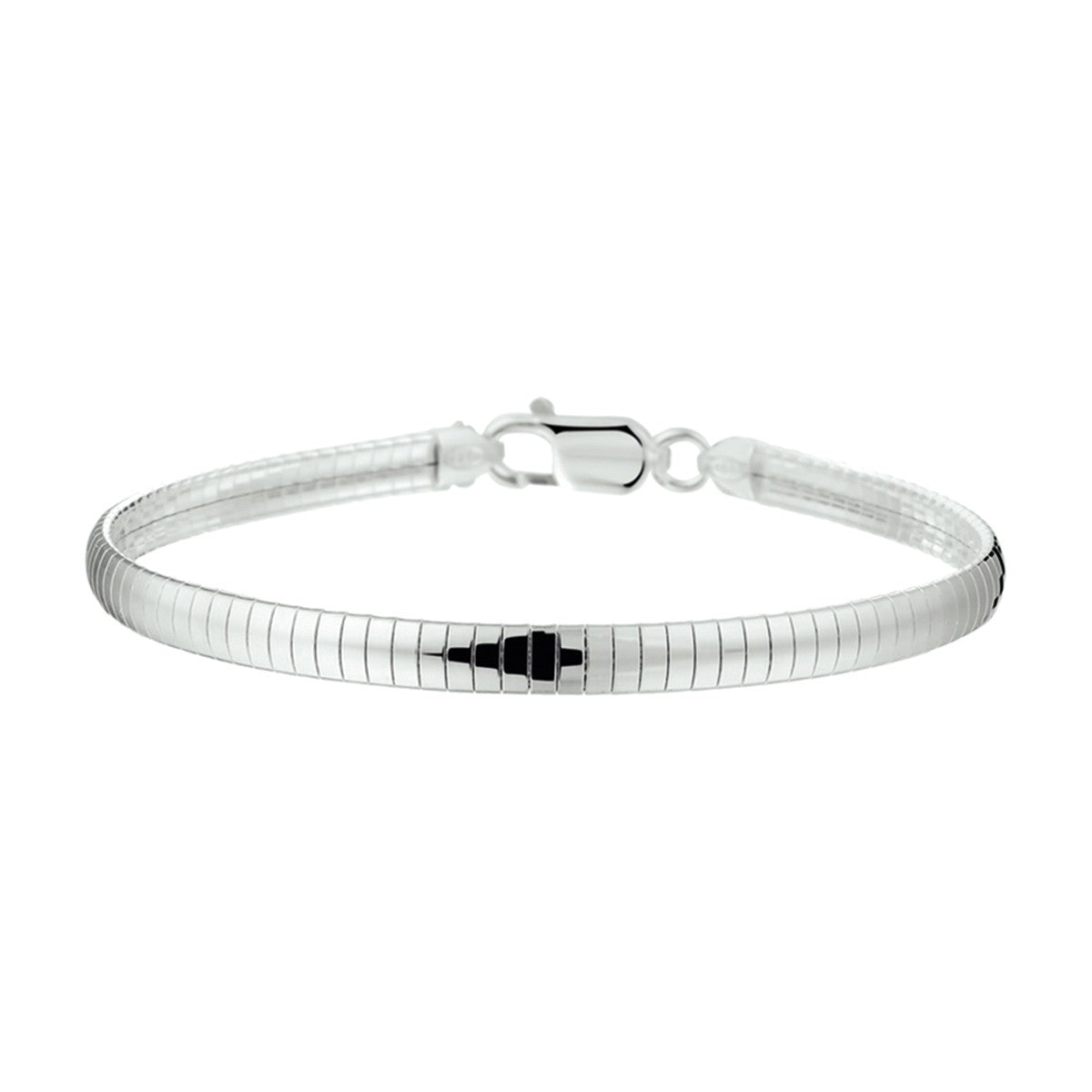 Armband omega bol 4,0 mm zilver