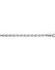 Zilver Koord Armband Gediamanteerd 1,9 mm 1002186
