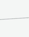 Zilveen Koord armband Gediamanteerd 2,2 mm 1002189 - PansiteNederland.nl