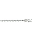 koord gediamanteerd 2,8 mm zilver wit