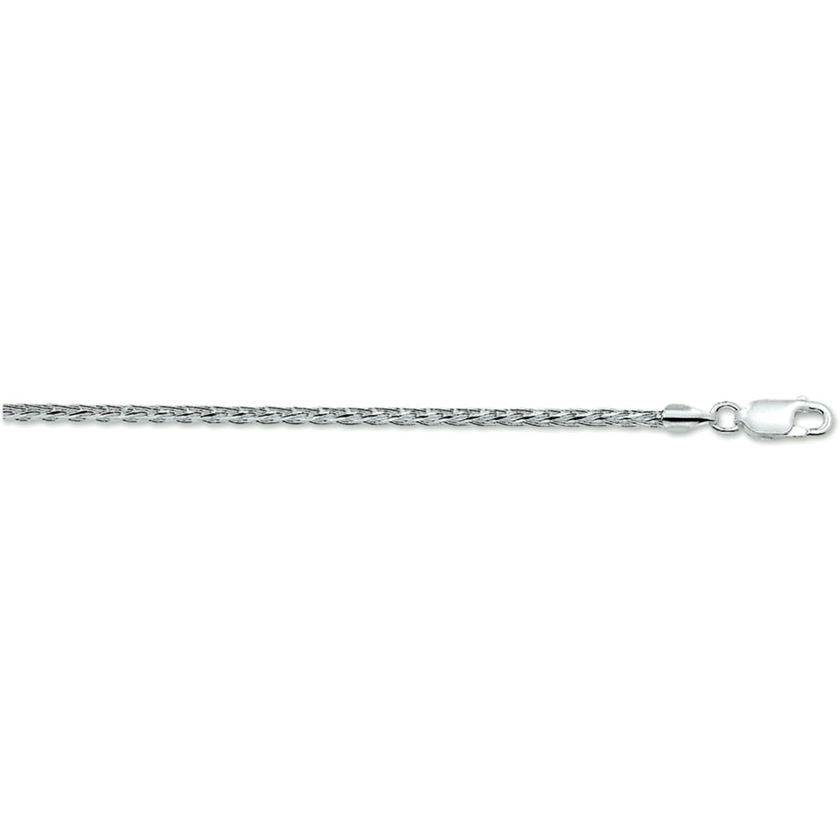 Zilver Wit Vossestaart 2,0 mm 1002295